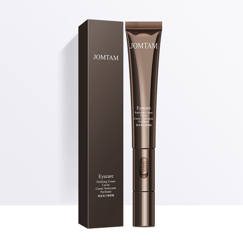 Golden Caviar Eye Firming Cream - Anti Dark Circle & Puffiness Massage Tool - Image 2