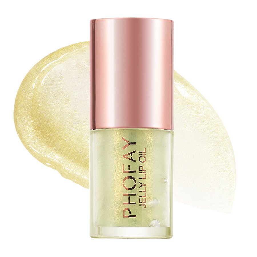 Plumping Jelly Lip Oil - High-Shine Hydrating Tinted Gloss - Image 9