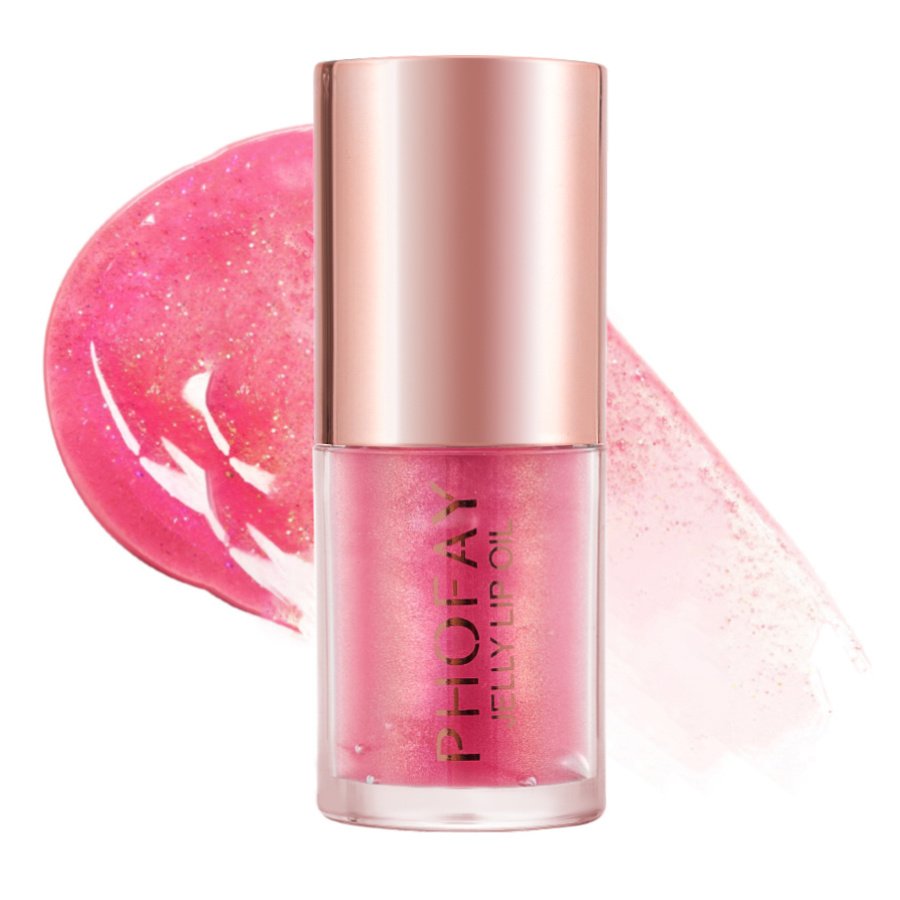 Plumping Jelly Lip Oil - High-Shine Hydrating Tinted Gloss - Image 6