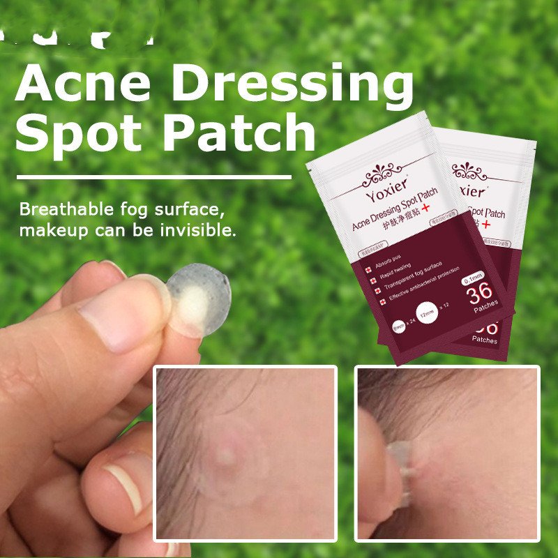 Hydrocolloid Acne Pimple Patches - Invisible Blemish Spot Stickers for Face (36 Count) - Image 7