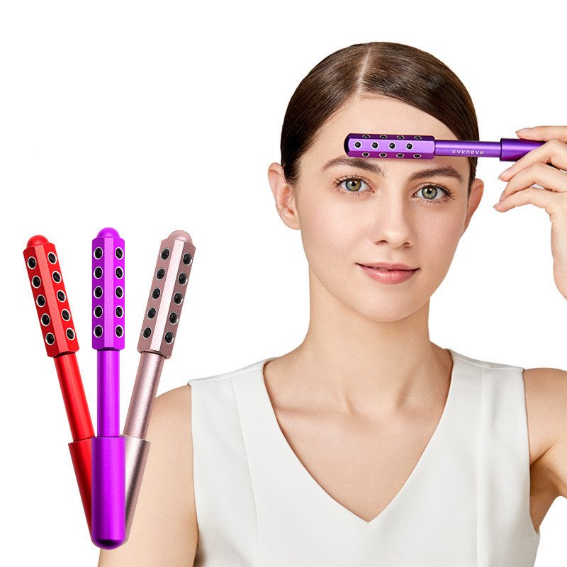 Cooling Metal Facial Massage Roller - Image 3