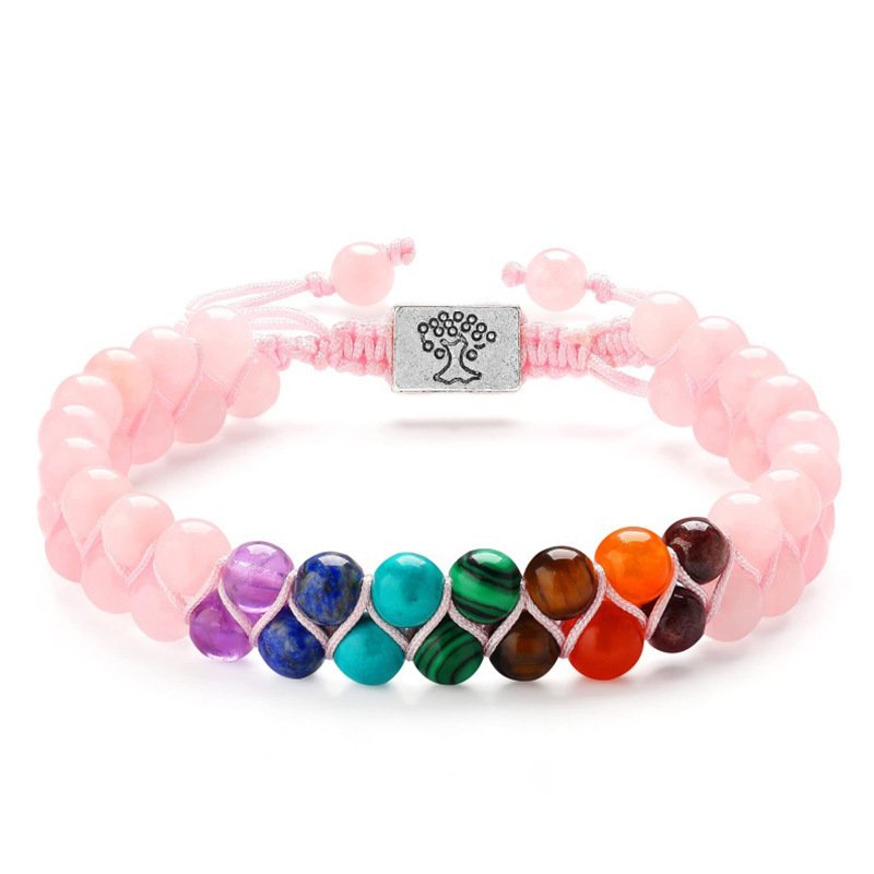 7 Chakra Natural Stone Healing Bracelet - Image 8