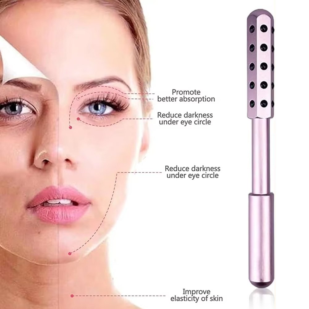 Cooling Metal Facial Massage Roller - Image 5