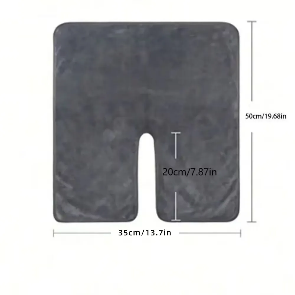1 Pc Beautician's Special Face Towel - Spa Grade U-shaped Face Towel - Soft Massage and Skincare Tool - Image 2