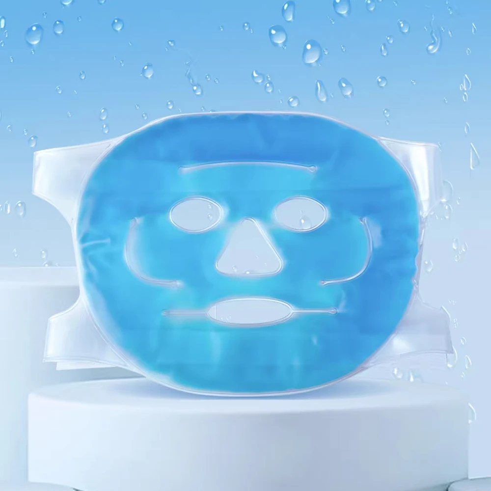 Cooling Gel Face & Eye Mask - Reusable Hot & Cold Therapy Skincare Tool - Image 7