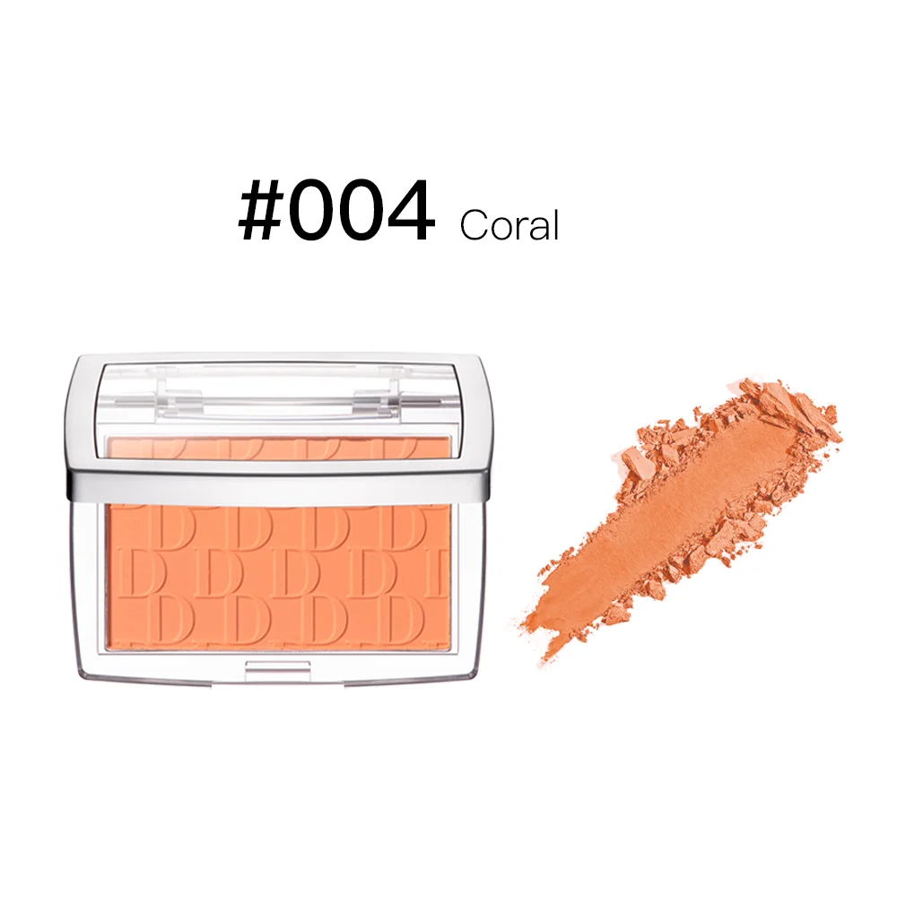 2pcs Matte Embossed Blush & Brush Long Lasting High Pigmented Multi-Purpose Blush Palette Pink Natural Color Rendering Cosmetics - Image 10