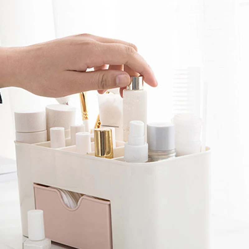 Nails Art Organizer Container Cosmetics Organizer Remover Cleaning Cotton Pad Swab Box Storage Case Decoration Accessories Tool - Image 5