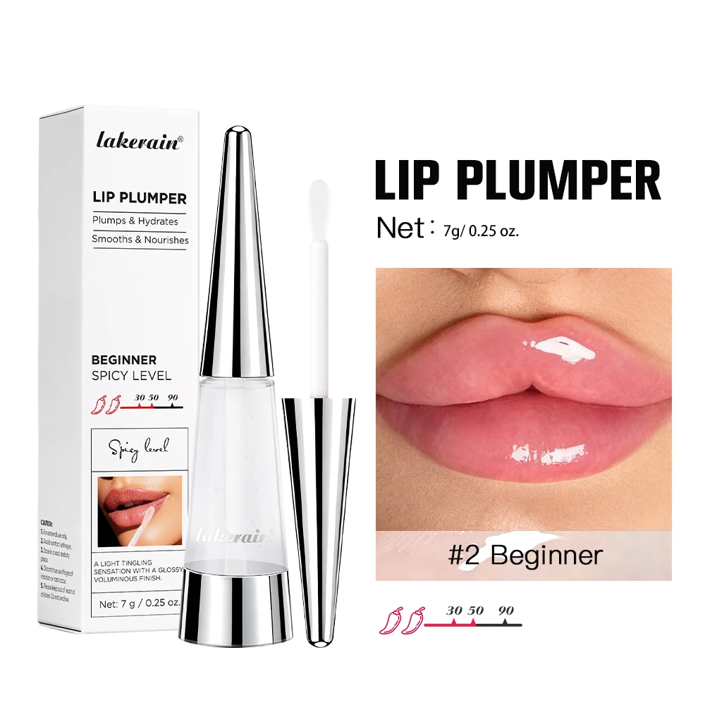 Instant Plumping Lip Gloss - Hydrating Korean Lip Oil for Fuller, Glossy Lips - Image 7