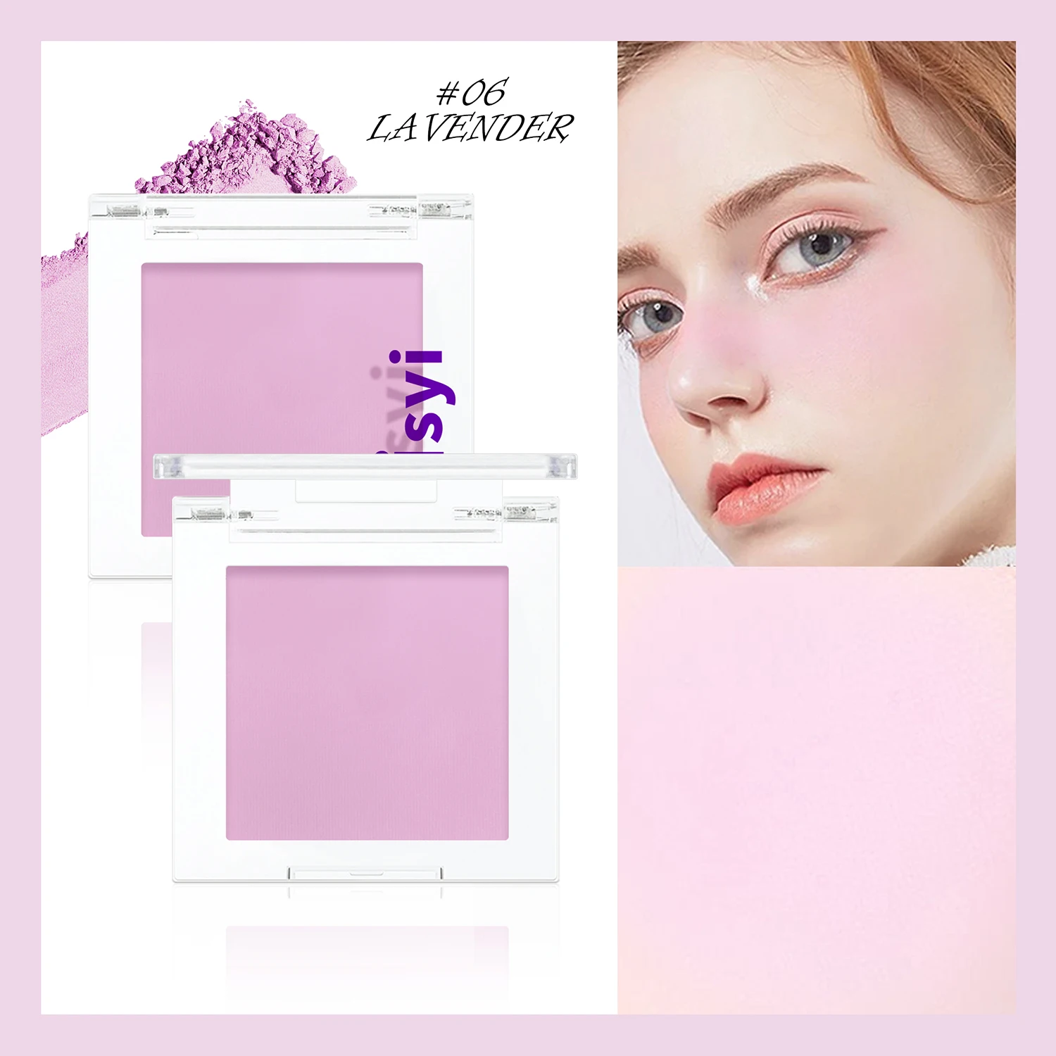 Monochrome blush, brightening matte cosmetics, highlighting, expansion color, youthful and natural makeup - Image 9