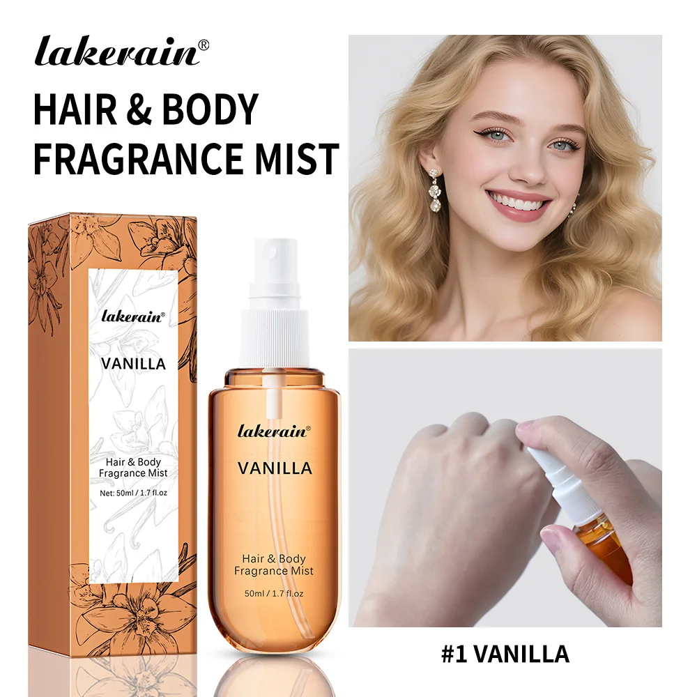 1/2 Pcs Vanilla Rose Fragrance Spray Hair & Body Fragrance Mist Fresh Long Lasting Fragrance Perfume Travel Size Freshener Spray - Image 9