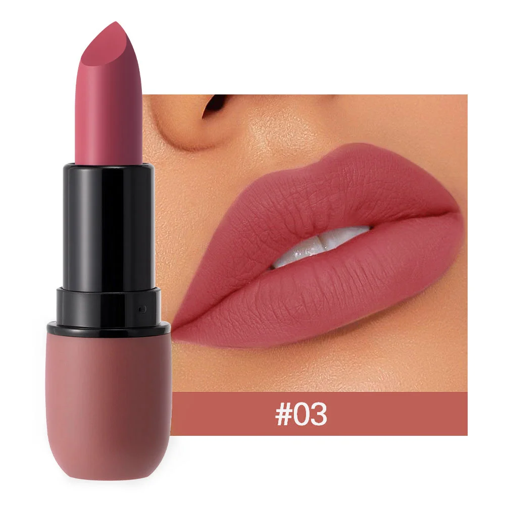 6-Color Matte Lipstick: Velvet Lip Color, Smooth, Waterproof, Long-Lasting Color Lip Makeup - Image 10