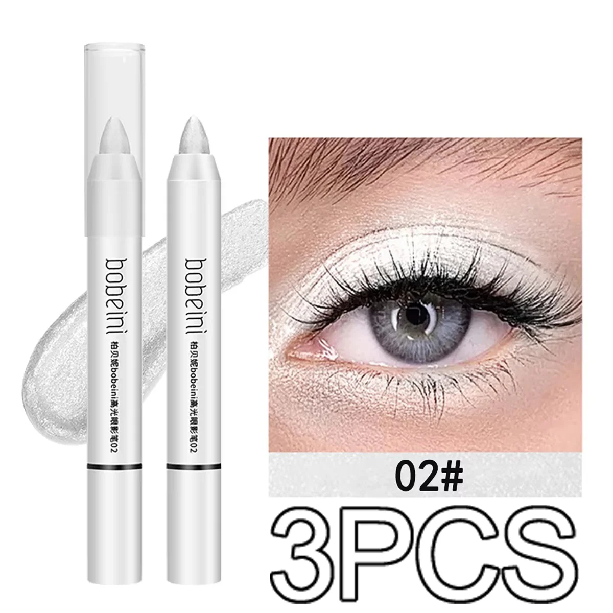 Silkworm Highlighter Pen – Pearlescent & Matte Eye Brightening Stick - Image 8