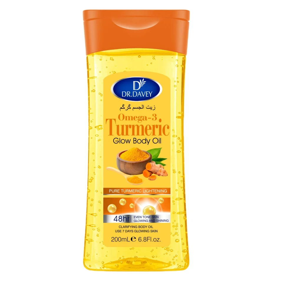 Turmeric Omega-3 Glow Body Oil – Fast-Absorbing Skin Oil - Image 6