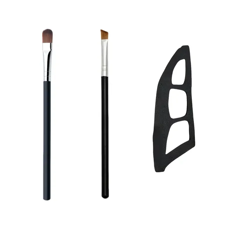 3-Piece Eye Makeup Kit - Eyeshadow Brushes & Molds, Quick Templates for Beginners, Easy Professional Look Anytime - Image 7