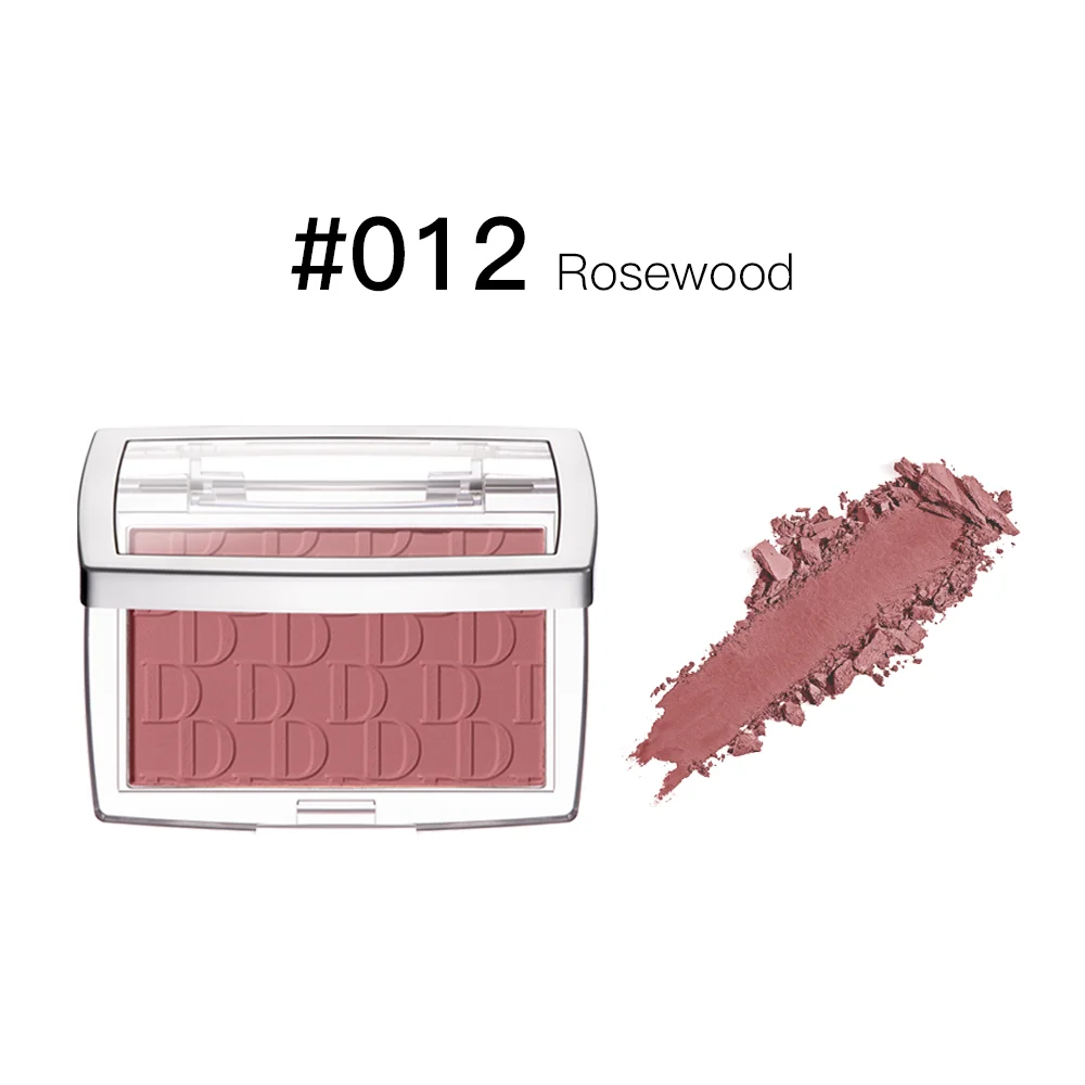 2pcs Matte Embossed Blush & Brush Long Lasting High Pigmented Multi-Purpose Blush Palette Pink Natural Color Rendering Cosmetics - Image 14