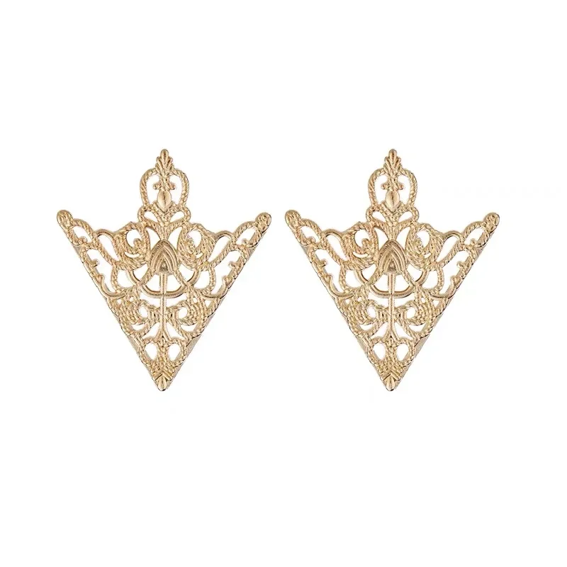 2pcs/set Fashion Men's Suit Brooches Feather Leaf Triangle Hollowed Out Crown Lapel Pins Party Male Jewelry Accessorie - Image 9