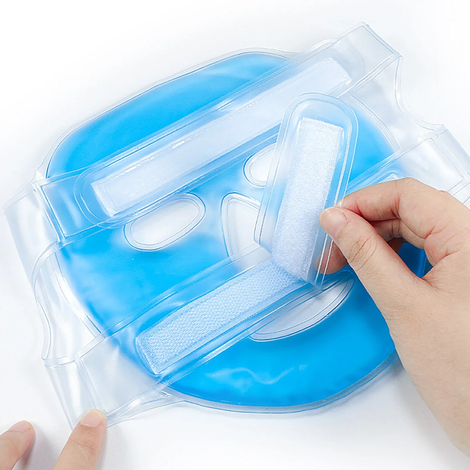 Cooling Gel Face & Eye Mask - Reusable Hot & Cold Therapy Skincare Tool - Image 4