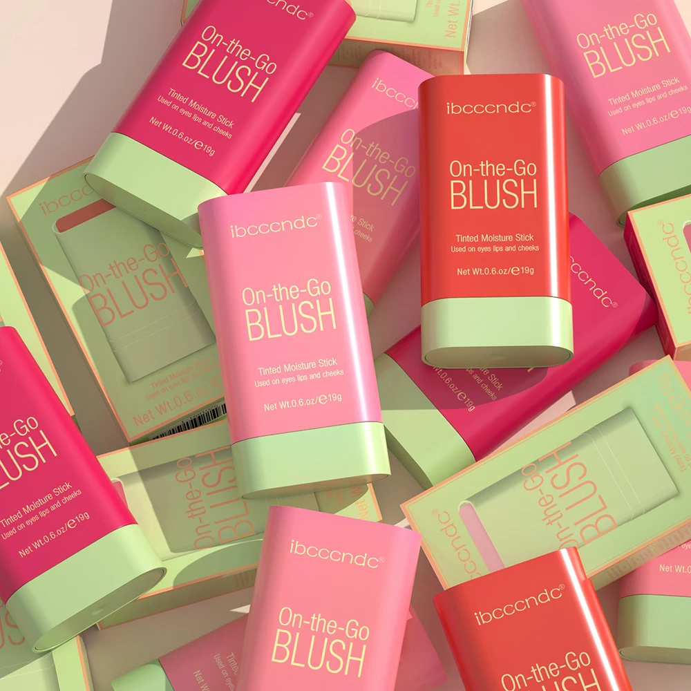 3-in-1 Tinted Blush Stick – Cream Cheek, Lip & Eye Color - Image 2
