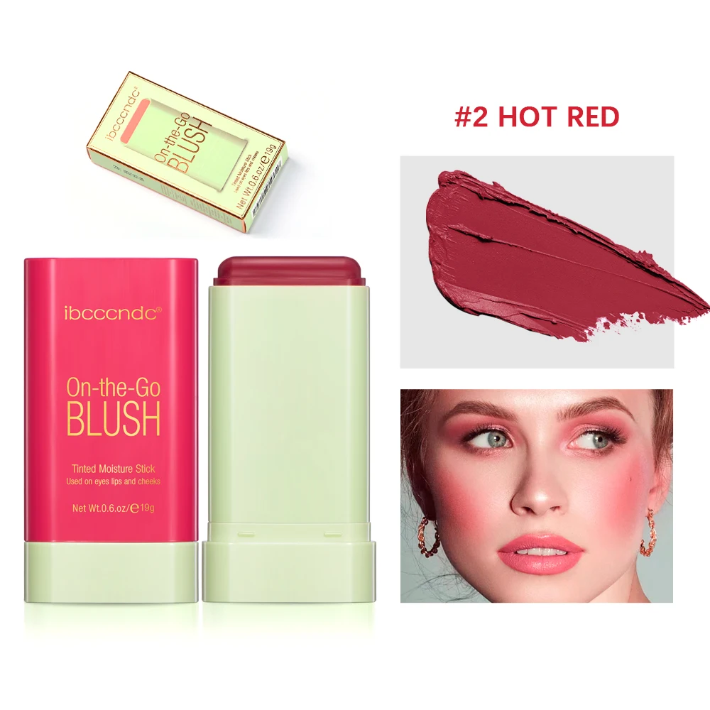 3-in-1 Tinted Blush Stick – Cream Cheek, Lip & Eye Color - Image 7