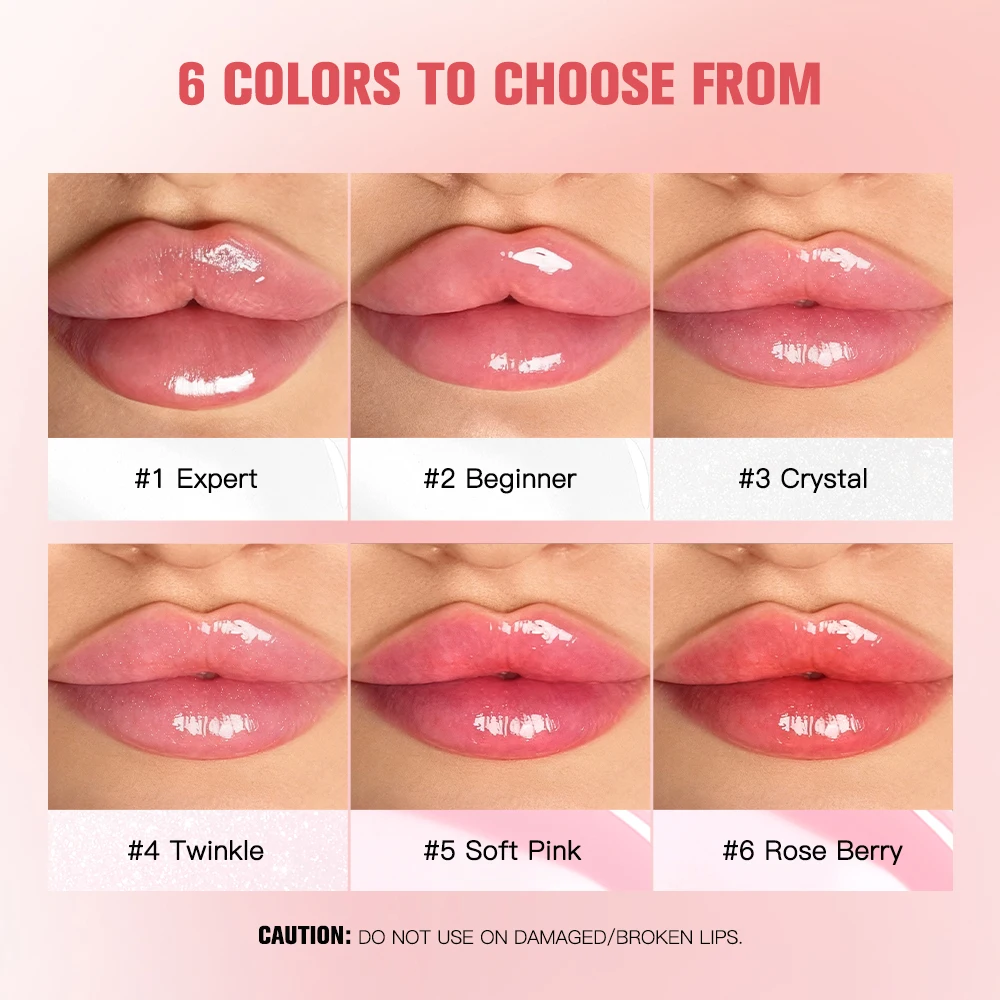 Instant Plumping Lip Gloss - Hydrating Korean Lip Oil for Fuller, Glossy Lips - Image 3