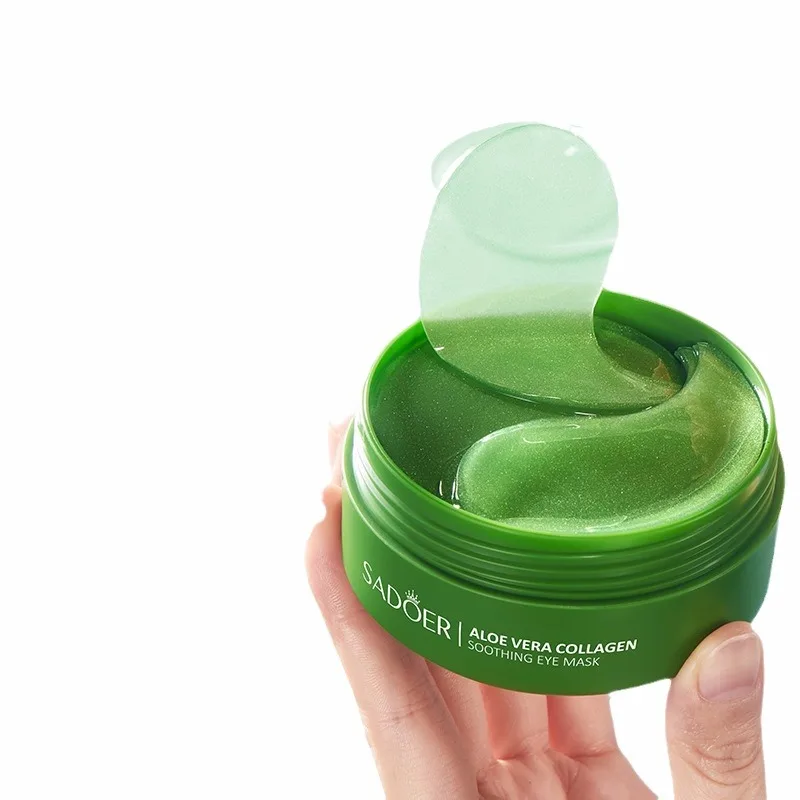 60 Pieces of Aloe Vera Collagen Eye Mask Moisturizing Firming , Bright and Transparent Eye Mask Patches, Suitable for All Skin - Image 5