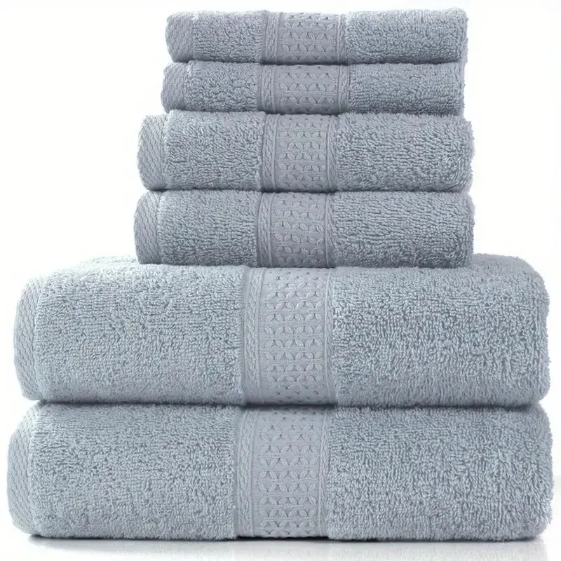Ultra-Soft Cotton Bath Towel Set - Absorbent Hotel-Quality Washcloth & Towels