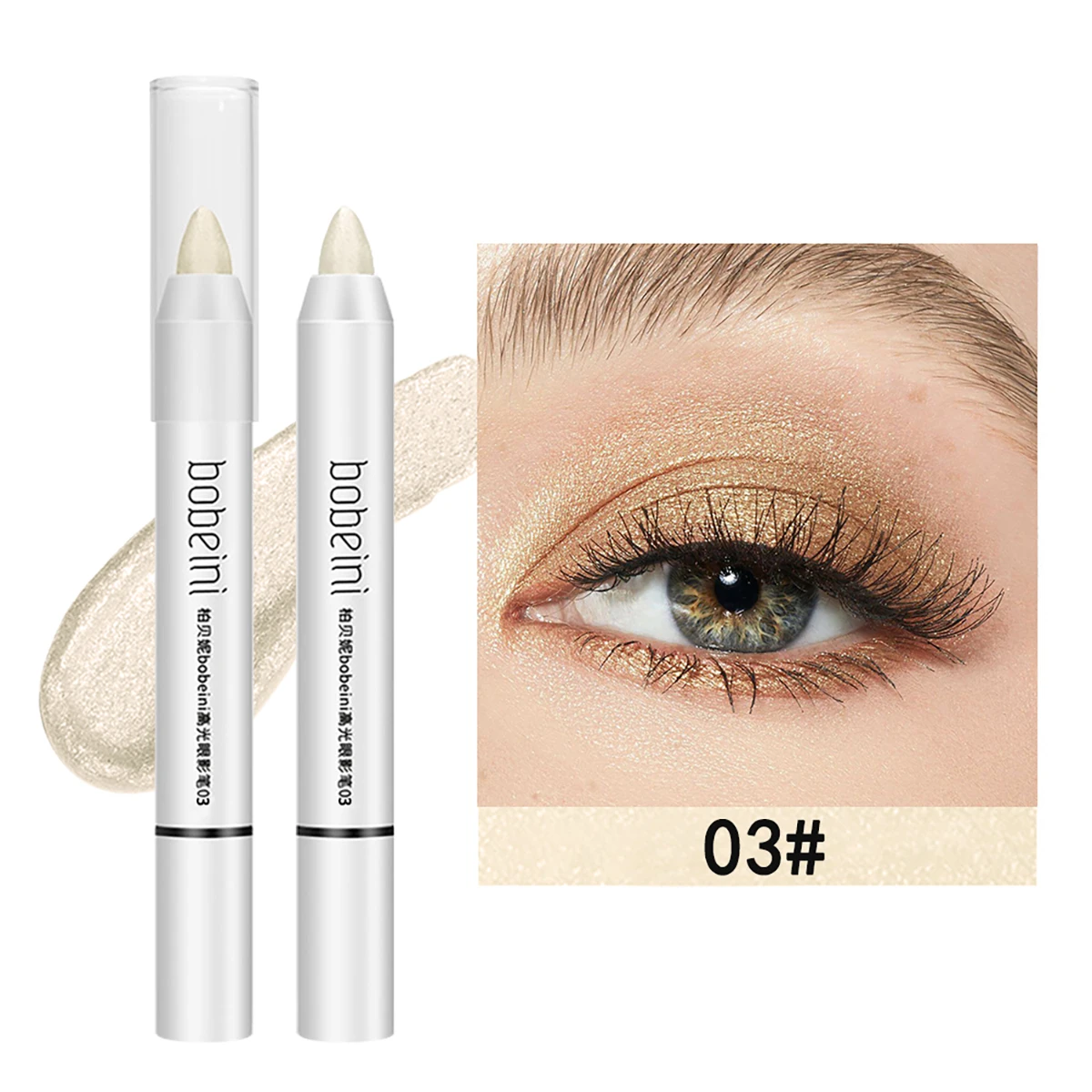 Silkworm Highlighter Pen – Pearlescent & Matte Eye Brightening Stick - Image 6