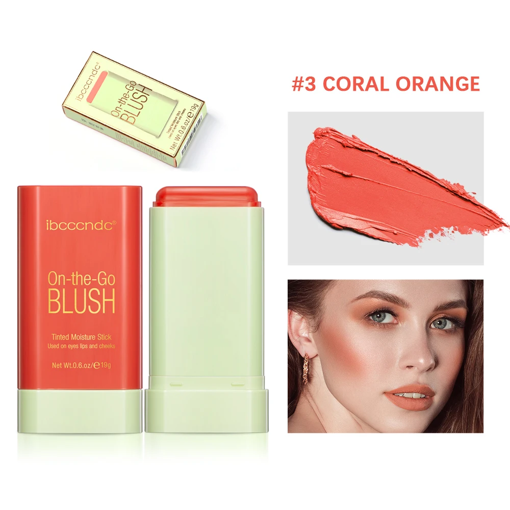 3-in-1 Tinted Blush Stick – Cream Cheek, Lip & Eye Color - Image 9