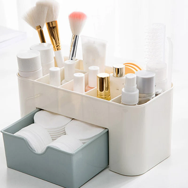 Nails Art Organizer Container Cosmetics Organizer Remover Cleaning Cotton Pad Swab Box Storage Case Decoration Accessories Tool - Image 2