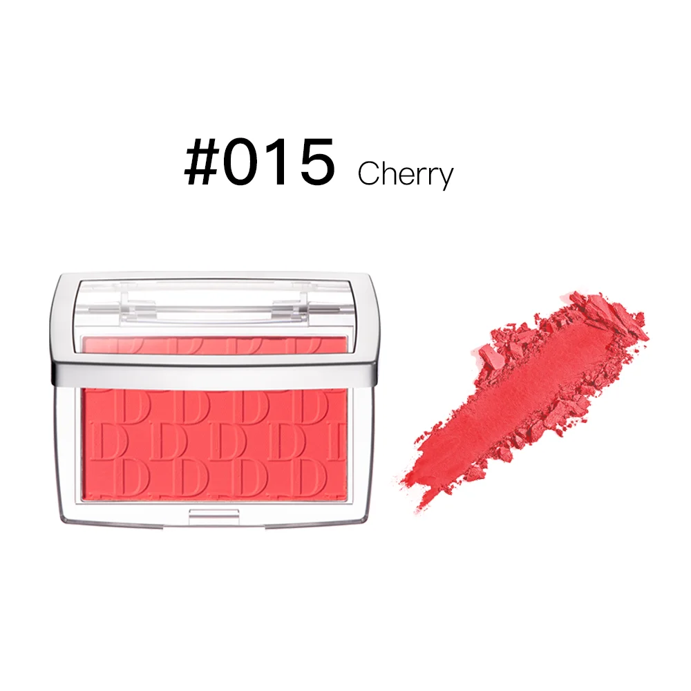 2pcs Matte Embossed Blush & Brush Long Lasting High Pigmented Multi-Purpose Blush Palette Pink Natural Color Rendering Cosmetics - Image 12