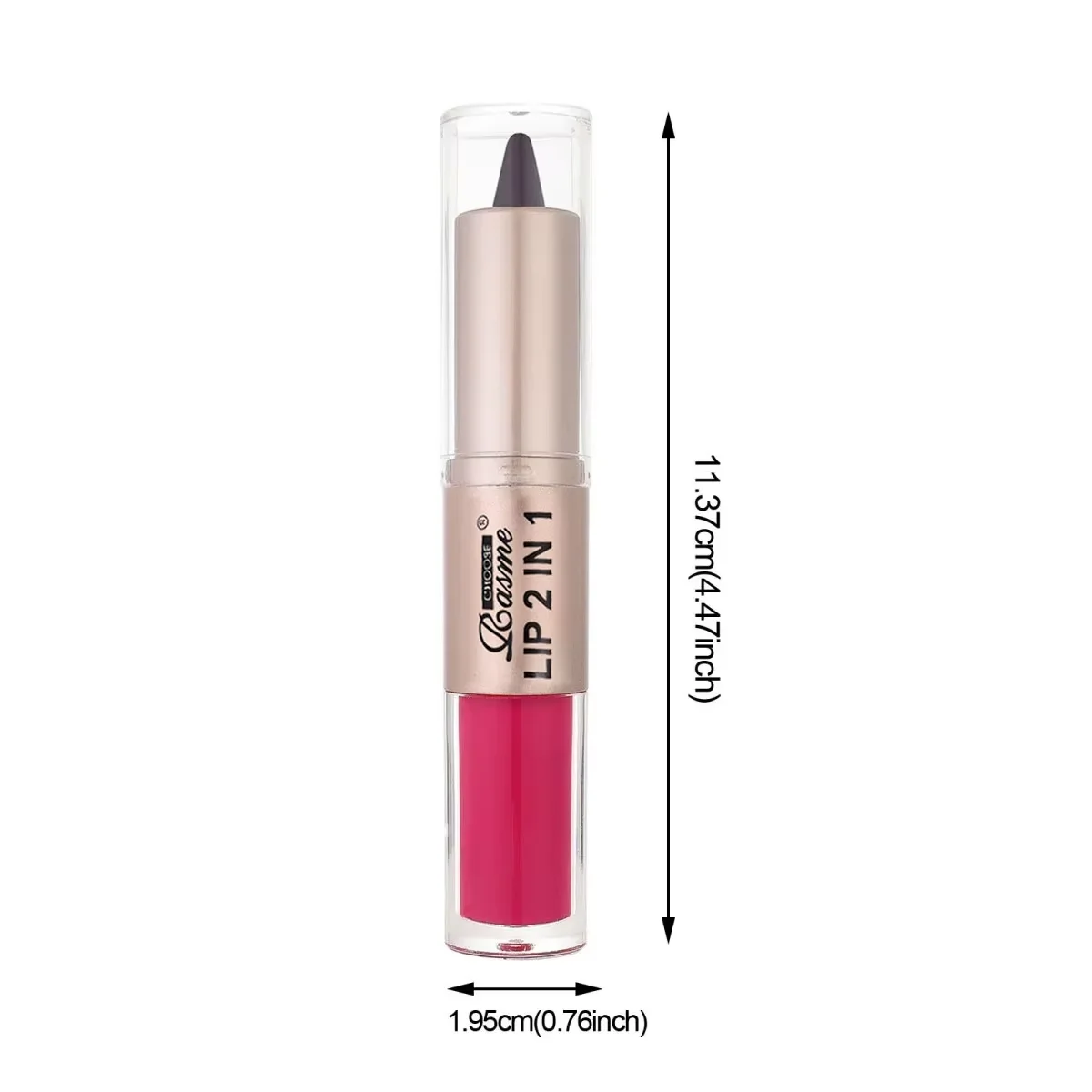 2-in-1 Lipstick & Lip Gloss – Dual-End Liner + Plumping Gloss - Image 6