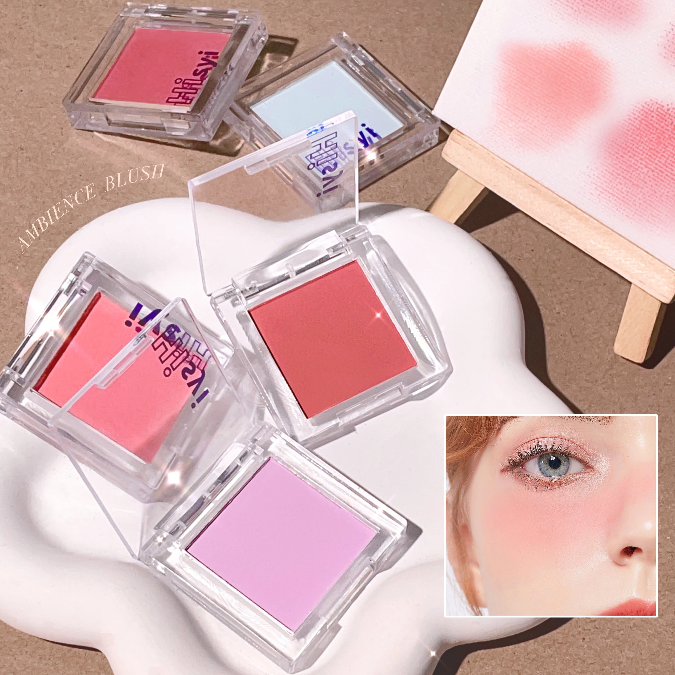 Monochrome blush, brightening matte cosmetics, highlighting, expansion color, youthful and natural makeup - Image 2