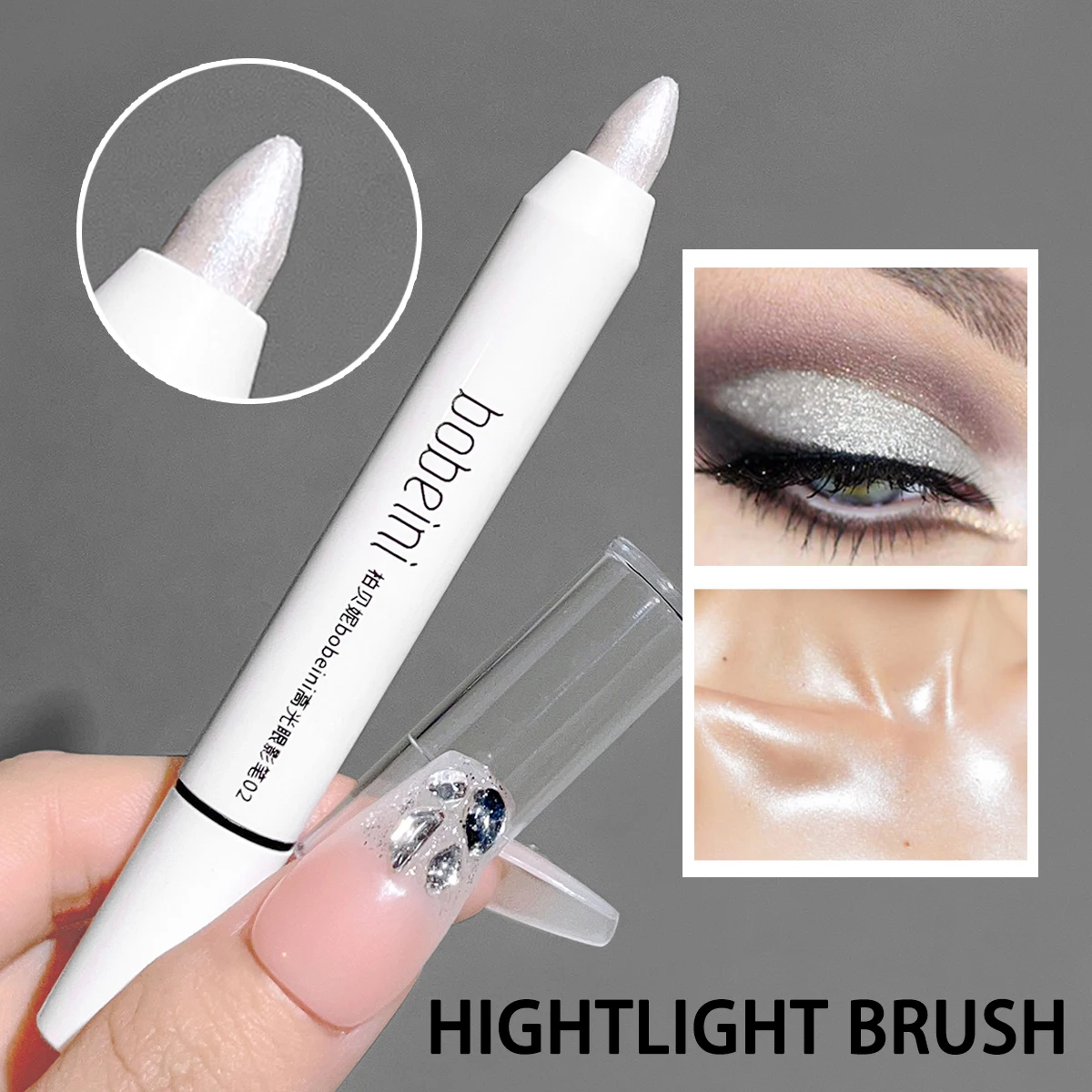 Silkworm Highlighter Pen – Pearlescent & Matte Eye Brightening Stick