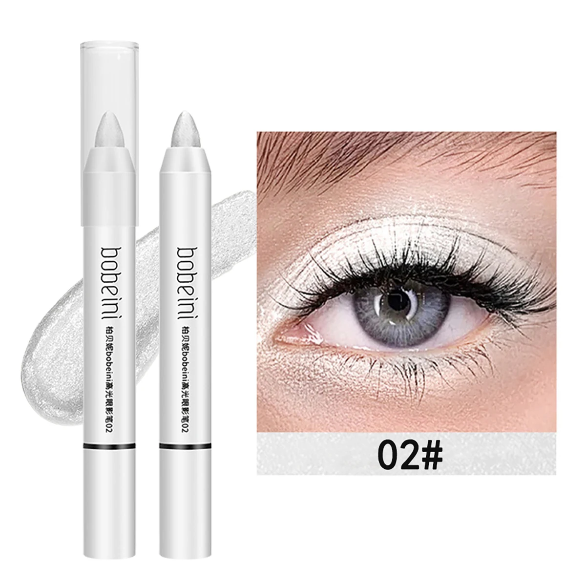 Silkworm Highlighter Pen – Pearlescent & Matte Eye Brightening Stick - Image 3
