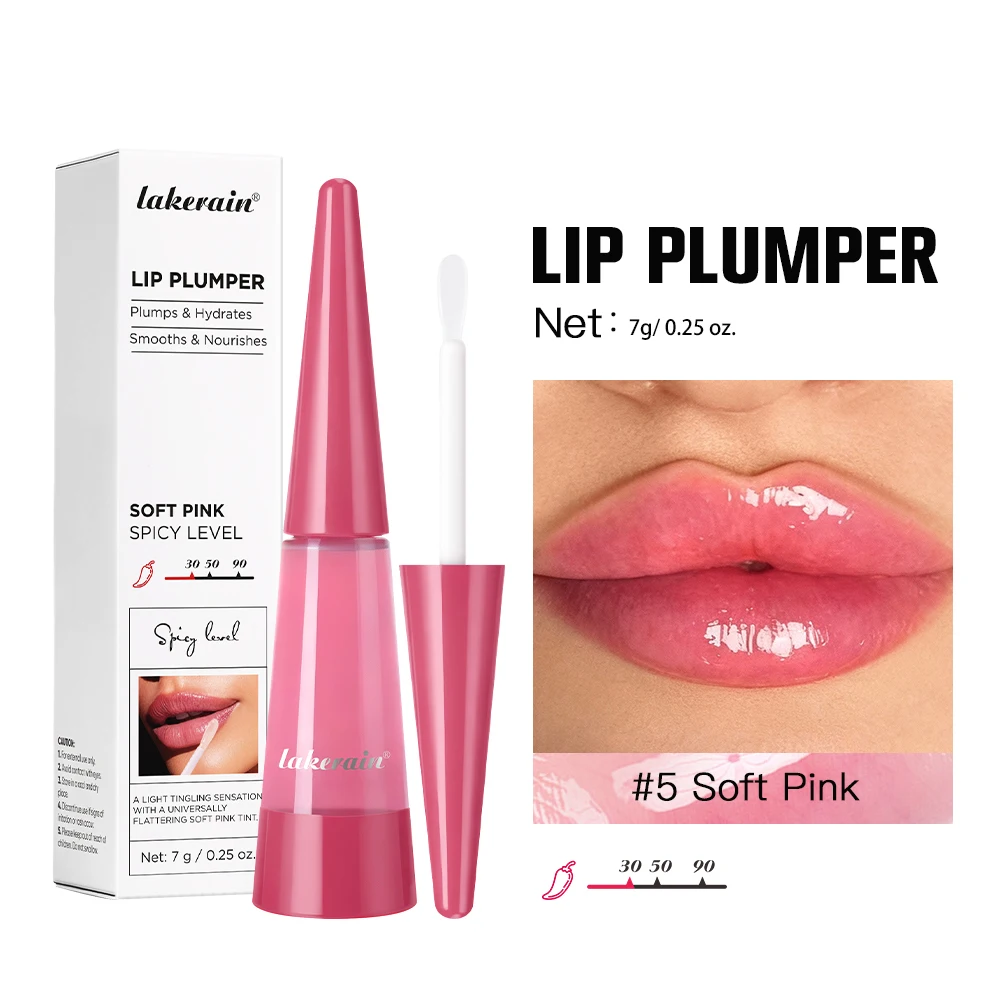 Instant Plumping Lip Gloss - Hydrating Korean Lip Oil for Fuller, Glossy Lips - Image 8