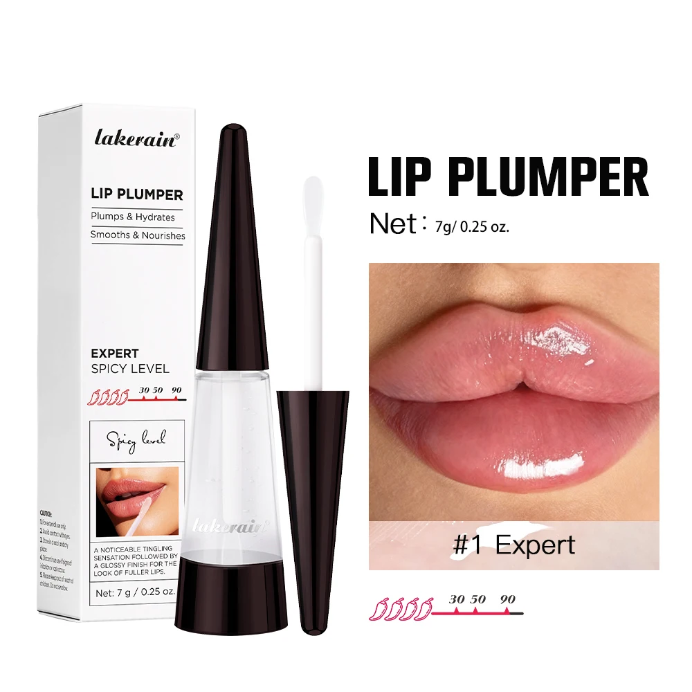Instant Plumping Lip Gloss - Hydrating Korean Lip Oil for Fuller, Glossy Lips - Image 11
