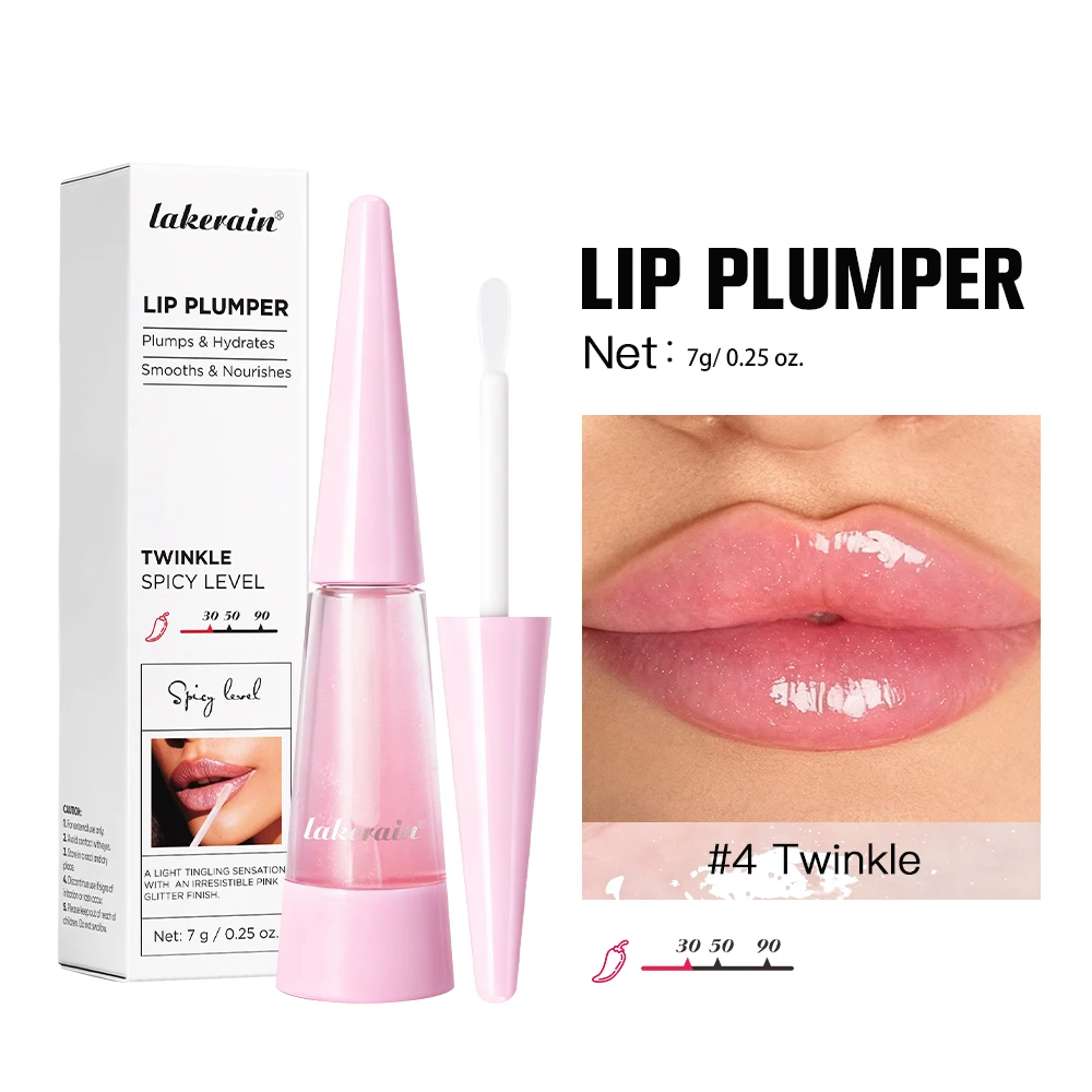 Instant Plumping Lip Gloss - Hydrating Korean Lip Oil for Fuller, Glossy Lips - Image 2