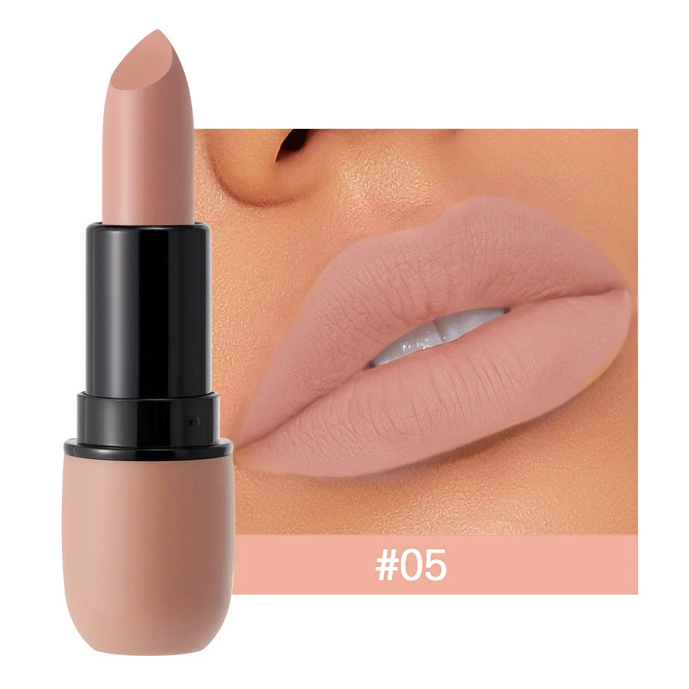 6-Color Matte Lipstick: Velvet Lip Color, Smooth, Waterproof, Long-Lasting Color Lip Makeup - Image 12