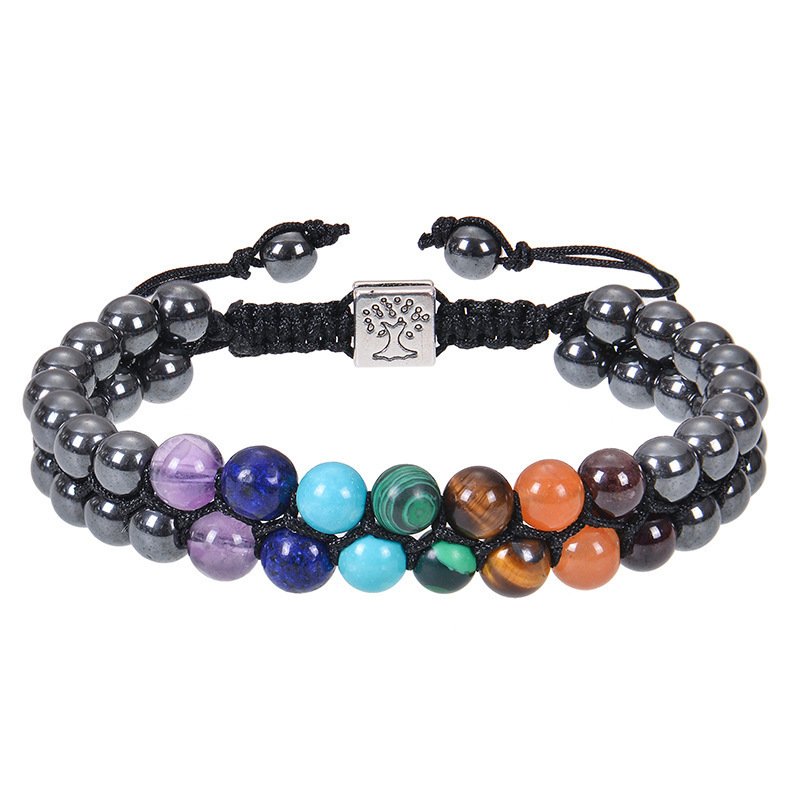 7 Chakra Natural Stone Healing Bracelet - Image 9