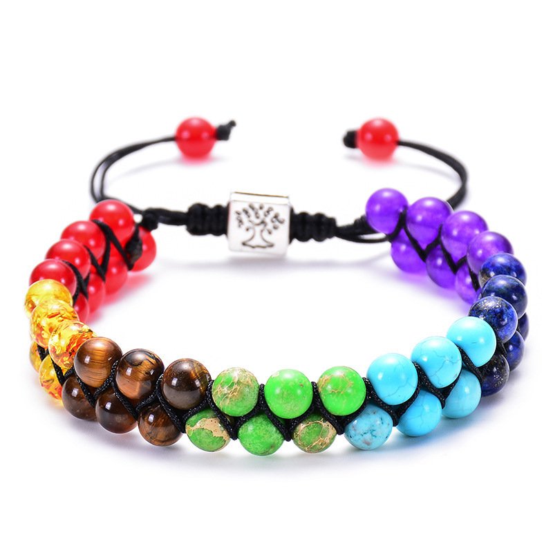 7 Chakra Natural Stone Healing Bracelet - Image 7