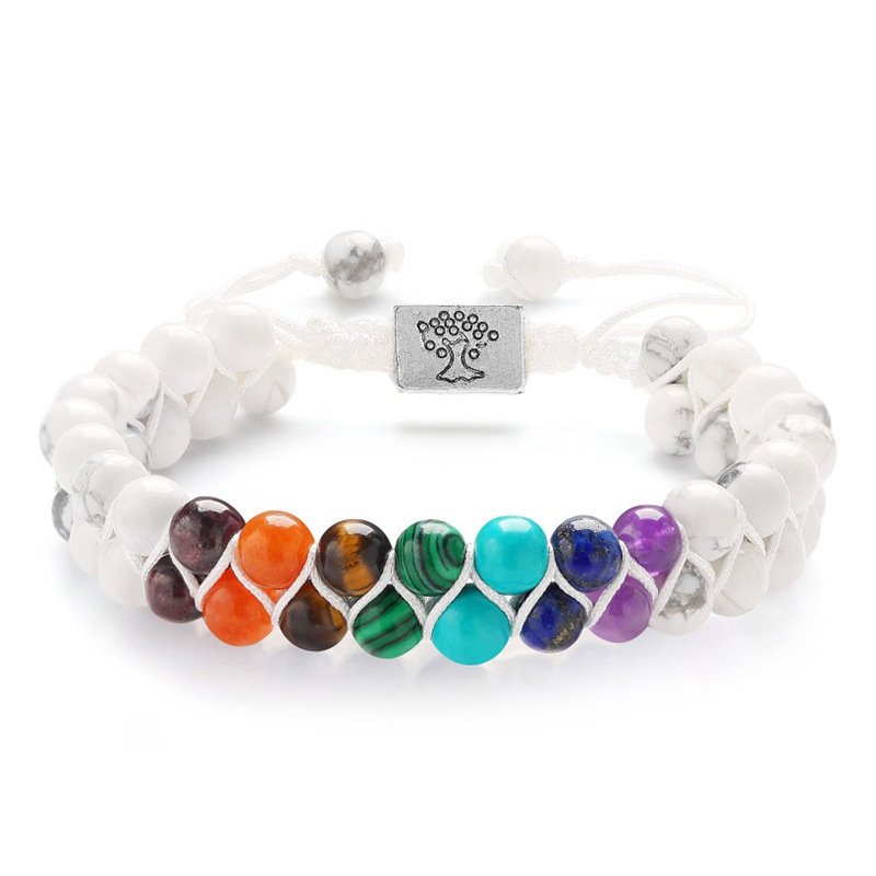 7 Chakra Natural Stone Healing Bracelet - Image 6