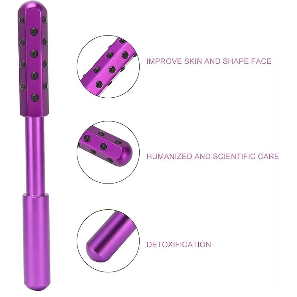 Cooling Metal Facial Massage Roller - Image 2