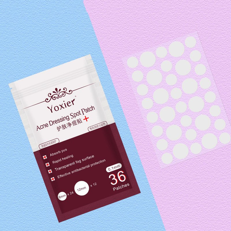 Hydrocolloid Acne Pimple Patches - Invisible Blemish Spot Stickers for Face (36 Count) - Image 8