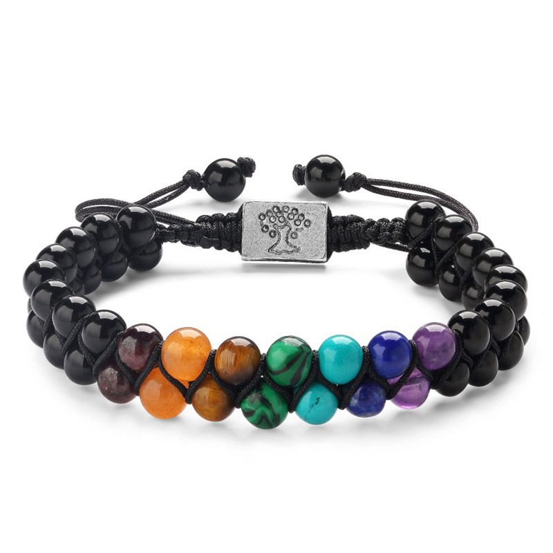 7 Chakra Natural Stone Healing Bracelet - Image 4